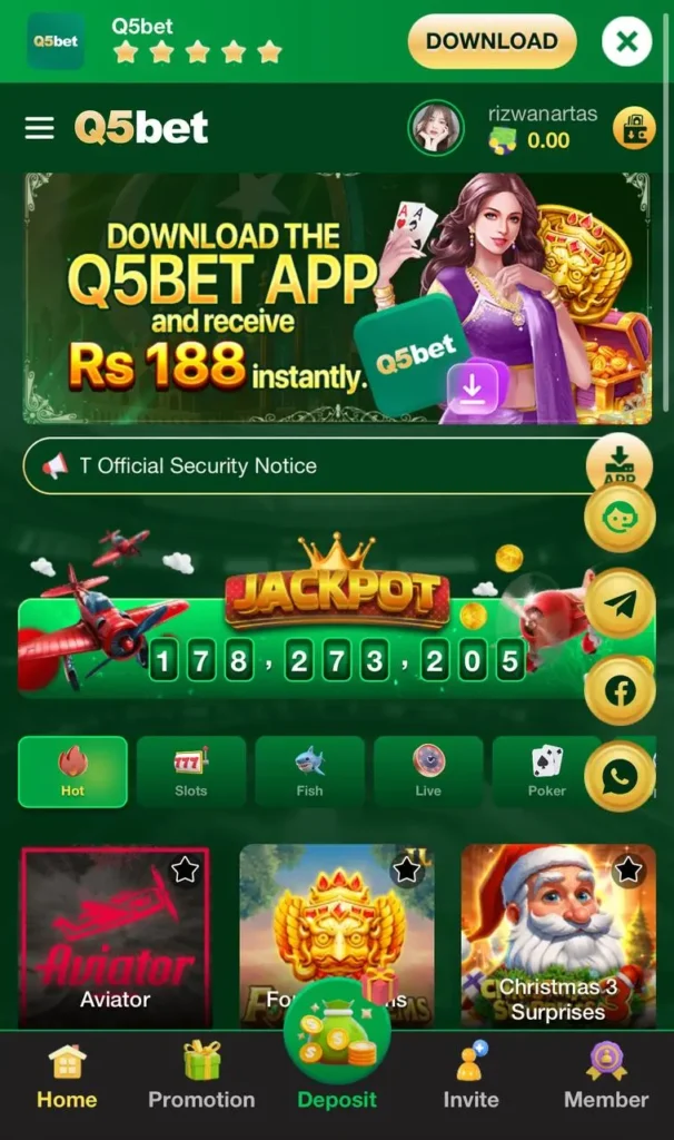 Q5bet Game Apk download free for android