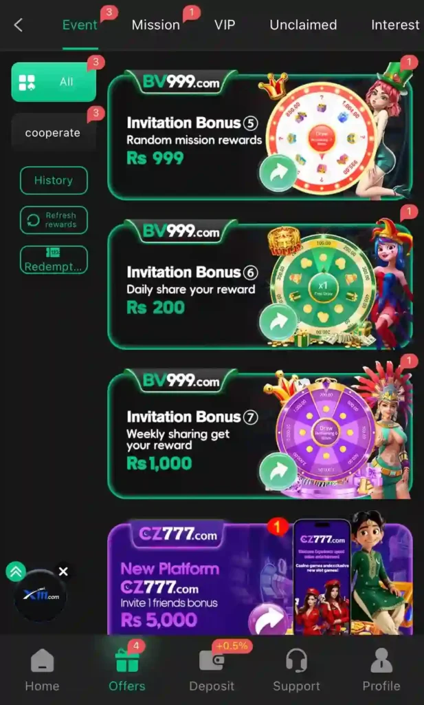 BV999 Game Download free for Android in Pakistan